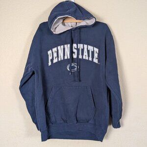VTG Colosseum Penn State Hoodie Nittany Lions Unisex L Embroidered Heavy Knit